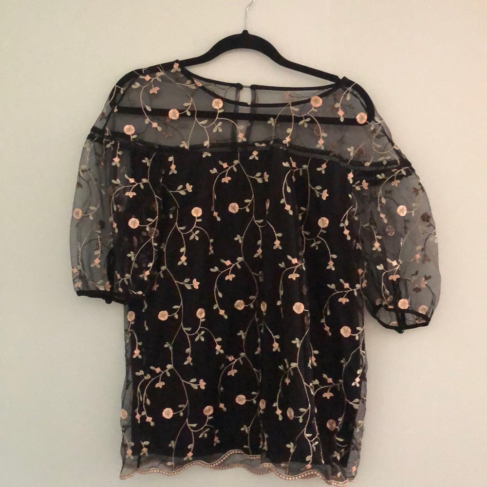 Embroidered top